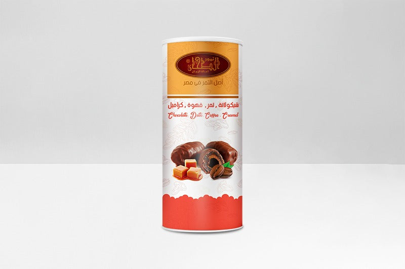 Dates with Coffee & Caramel Chocolate Covered Can 200 GM