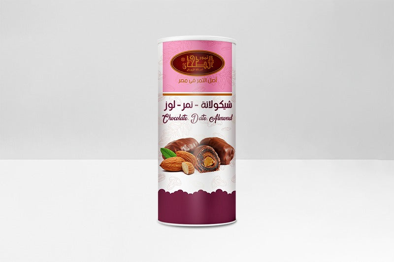 Dates With Almond Chocolate Covered Can 200 GM